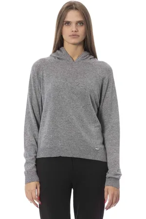 BALDININI Dames, Sweatshirts & Hoodies, Grijs, Maat: M Viscose