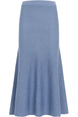 GABRIELA HEARST Dames, Rokken, Blauw, Maat: S Kasjmier