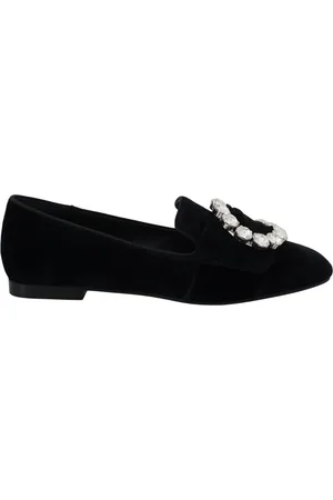 Dolce & Gabbana Dames, Schoenen, Zwart, Maat: 36 EU Velours