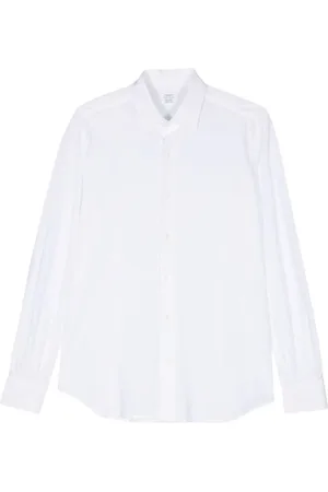 MAZZARELLI Heren, Overhemden, Wit, Maat: 2XL Katoen