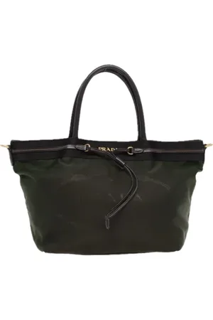 Prada Dames, Pre-owned, Groen, Maat: ONE Size Synthetisch