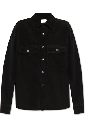 Saint Laurent Dames, Blouses & Shirts, Zwart, Maat: S Corduroy