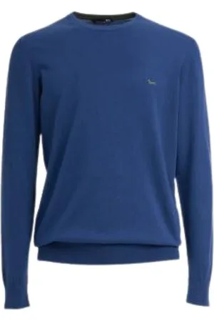 HARMONT&BLAINE Heren, Truien, Blauw, Maat: 3XL Katoen