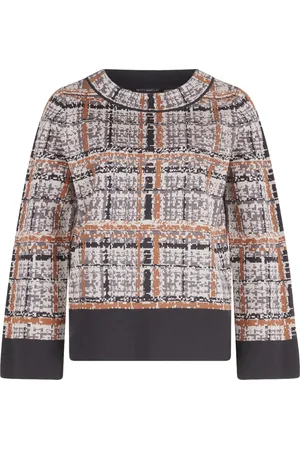 Betty Barclay Dames, Truien, Grijs, Maat: 3XL Katoen