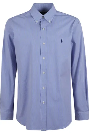 Ralph Lauren Heren, Overhemden, Blauw, Maat: 2XL Katoen
