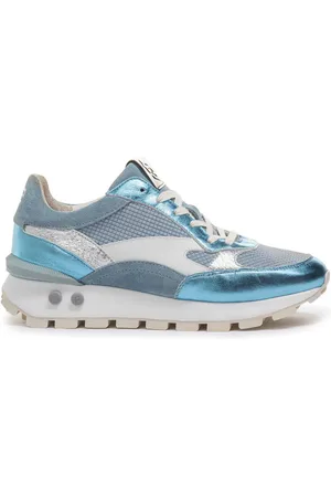Floris van Bommel Dames, Schoenen, Blauw, Maat: 39 1/2 EU Leer