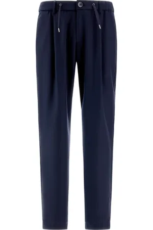 HERNO Heren, Broeken, Blauw, Maat: XL Viscose