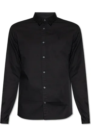 AllSaints Heren, Overhemden, Zwart, Maat: XS Katoen