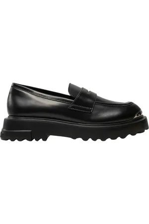 Moschino Dames, Schoenen, Zwart, Maat: 38 EU Leer