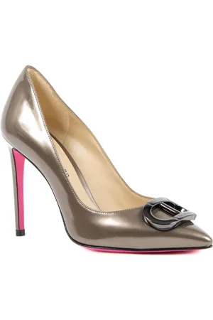 DEE OCLEPPO Dames, Schoenen, Grijs, Maat: 37 EU Leer