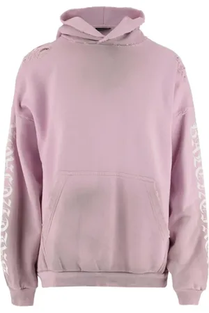 Balenciaga Dames, Sweatshirts & Hoodies, Roze, Maat: 2XS Katoen