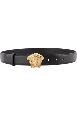 VERSACE Dames, Accessoires, Zwart, Maat: 80 CM Leer