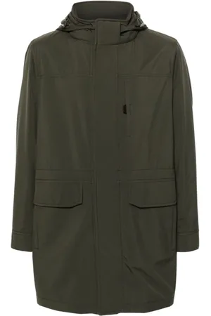 BRIONI Heren, Mantels, Groen, Maat: XL