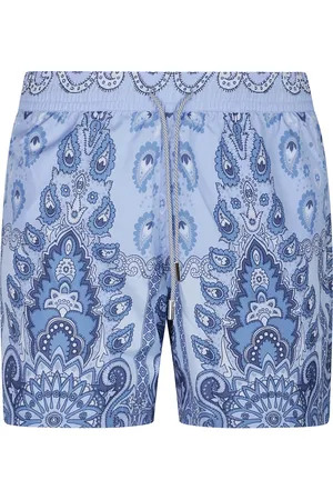 Etro Heren, Badkleding, Blauw, Maat: L