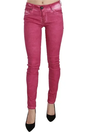 Dolce & Gabbana Dames, Jeans, Roze, Maat: W29 Velours