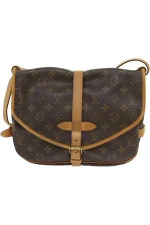 LOUIS VUITTON Dames, Pre-owned, Bruin, Maat: ONE Size Tweed