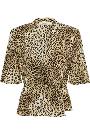 Gestuz Dames, Blouses & Shirts, Bruin, Maat: 2XS