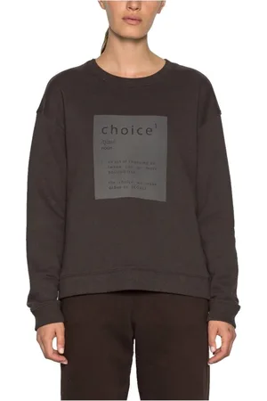 ECOALF Dames, Sweatshirts & Hoodies, Bruin, Maat: S Katoen