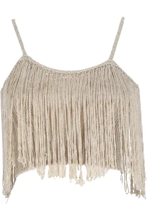 SIMONA CORSELLINI Dames, Tops, Geel, Maat: M