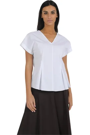 Aspesi Dames, Blouses & Shirts, Wit, Maat: M