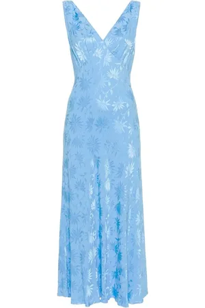 RIXO London Dames, Jurken, Blauw, Maat: XL