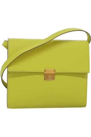 Hermès Dames, Pre-owned, Groen, Maat: ONE Size Leer