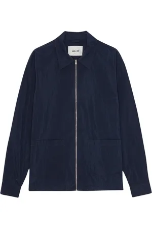 NN.07 Heren, Jassen, Blauw, Maat: L Katoen