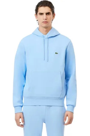 Lacoste Heren, Sweatshirts & Hoodies, Blauw, Maat: S Fleece