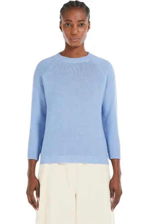 Max Mara Dames, Truien, Blauw, Maat: M