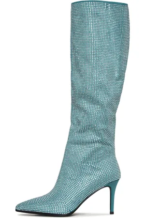 CESARE GASPARI Dames, Schoenen, Blauw, Maat: 38 EU Suède