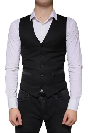 Dolce & Gabbana Heren, Pakken, Zwart, Maat: S Wol