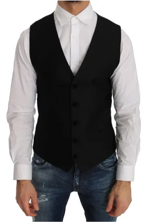 Dolce & Gabbana Heren, Pakken, Zwart, Maat: M Wol