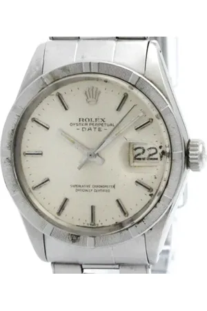 Rolex Heren, Pre-owned, Grijs, Maat: ONE Size