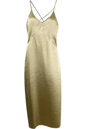 Dsquared2 Dames, Jurken, Groen, Maat: 2XS Satijn