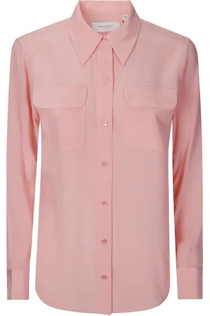 Equipment Dames, Blouses & Shirts, Roze, Maat: M Zijde