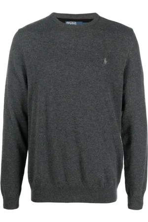 Ralph Lauren Heren, Truien, Grijs, Maat: S Wol