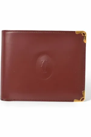 Cartier Heren, Pre-owned, Rood, Maat: ONE Size Leer