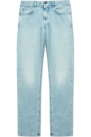 VERSACE Heren, Jeans, Blauw, Maat: W33 Katoen