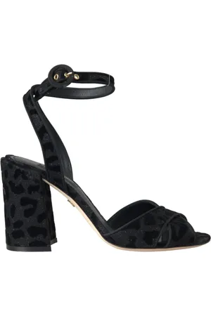 Dolce & Gabbana Dames, Schoenen, Zwart, Maat: 36 1/2 EU Suède