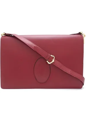 Cartier Dames, Pre-owned, Rood, Maat: ONE Size Leer