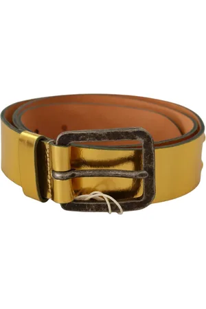 John Galliano Heren, Accessoires, Geel, Maat: 100 CM Leer