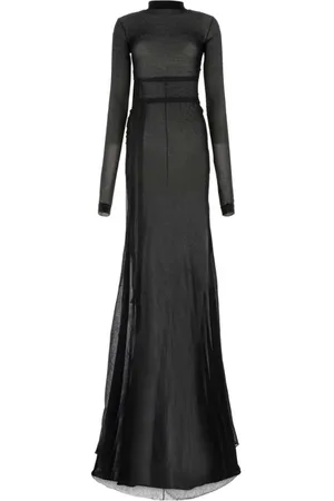ANN DEMEULEMEESTER Dames, Jurken, Zwart, Maat: S Katoen