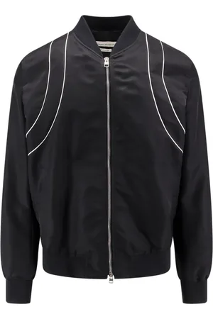 Alexander McQueen Heren, Jassen, Zwart, Maat: L Nylon