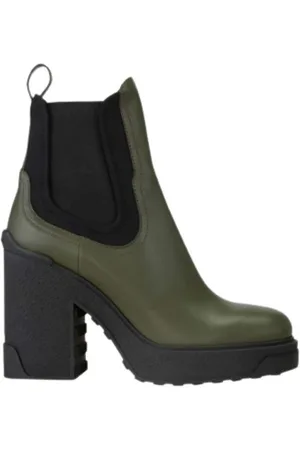 Moncler Dames, Schoenen, Groen, Maat: 37 EU Leer