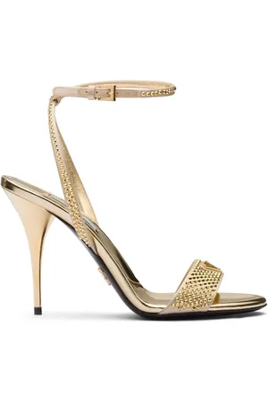 Prada Dames, Schoenen, Geel, Maat: 36 EU Satijn
