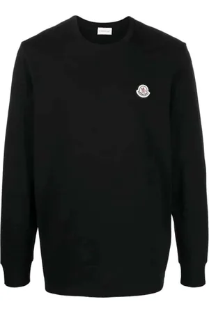 Moncler Heren, Sweatshirts & Hoodies, Zwart, Maat: M Katoen