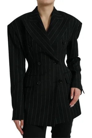 Dolce & Gabbana Dames, Jassen, Zwart, Maat: XS Wol