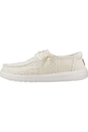 Hey dude Dames, Schoenen, Wit, Maat: 38 EU