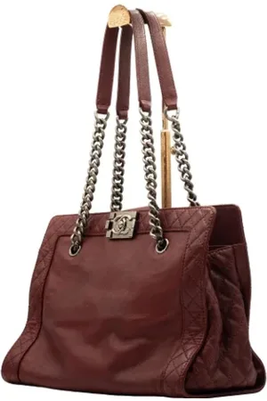 CHANEL Unisex, Pre-owned, Rood, Maat: ONE Size Tweed