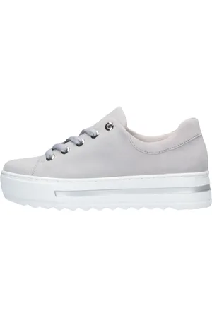 Gabor Dames, Schoenen, Grijs, Maat: 42 1/2 EU Leer
